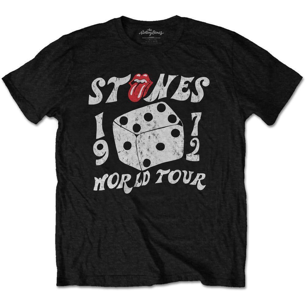The Rolling Stones Unisex T Shirt Dice Tour 72 Eco_Friendly